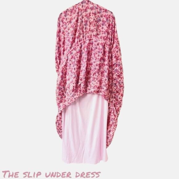 TORRID Plus Size Maxi Chiffon Lurex Baby Rose's Tiered Pink Dress - Picture 12 of 16